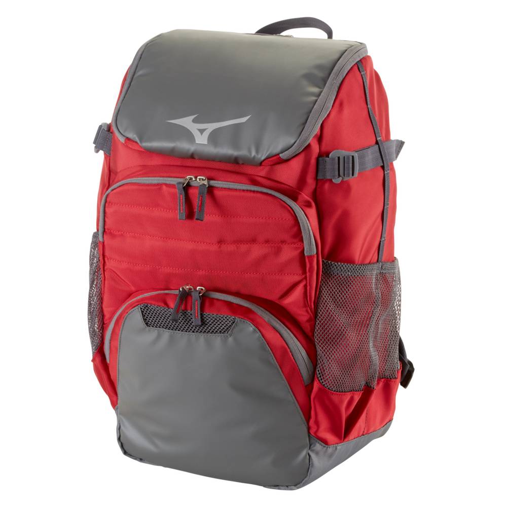 Damske Batoh Mizuno Organizer OG5 Baseball Červené/Siva Vypredaj ABCN28634